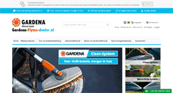 Desktop Screenshot of gardena-flymo-dealer.nl